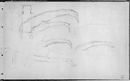 Arms of Javanese Dancers (from Sketchbook of Javanese Dancers), John Singer Sargent (American, Florence 1856–1925 London), Graphite on off-white wove paper, American