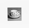 Cup and Saucer, Porcelain, French, possibly