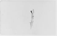 Study of a Tree Limb (from Sketchbook), Henry Ward Ranger  American, Graphite, ink, on paper, American