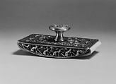 Rocker Blotter, Designed by Louis C. Tiffany (American, New York 1848–1933 New York), Bronze, wood, American