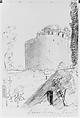 Seven Towers (from Sketchbook), Mary Newbold Sargent American, Graphite on paper, American