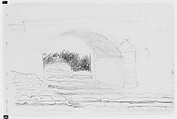 Bridge Over the Kishore, 1904 (from Sketchbook), Mary Newbold Sargent  American, Graphite on paper, American