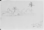 Benjamin's Tomb, 1904 (from Sketchbook), Mary Newbold Sargent  American, Graphite on paper, American
