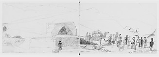 Apostle's Well (from Sketchbook), Mary Newbold Sargent American, Graphite on paper, American