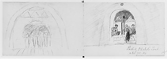 Porch of Rachael's Tomb, 1904 (from Sketchbook), Mary Newbold Sargent  American, Graphite on paper, American