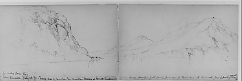 Under Storm King, Cornwall, 1871 (from Sketchbook), Daniel Huntington  American, Graphite on paper, American