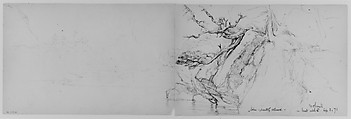 Mohonk, 1871 (from Sketchbook), Daniel Huntington  American, Graphite on paper, American