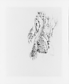 Study of Rocks, John William Casilear (American, New York 1811–1893 Saratoga Springs, New York), Graphite on off-white Bristol board, American