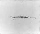 Sketchbook of Lake George, Catskill Mountains, and Hudson River Subjects, John William Casilear (American, New York 1811–1893 Saratoga Springs, New York), Drawings in graphite and pen and ink on off-white wove paper, bound in leather and cloth panels, American