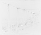 Sketchbook of Lake George, Catskill Mountains, and Hudson River Subjects, John William Casilear (American, New York 1811–1893 Saratoga Springs, New York), Drawings in graphite and pen and ink on off-white wove paper, bound in leather and cloth panels, American