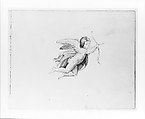 Study of Cupid (from Sketchbook), John Quincy Adams Ward  American, Graphite on paper, American