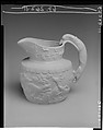 Pitcher, Probably designed by Daniel Greatbatch (active 1838–ca. 1861), Stoneware, American