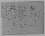 (From Sketchbook), Thomas Sully American, Ink, wash, on paper, American