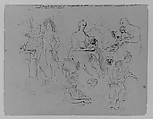 (From Sketchbook), Thomas Sully  American, Ink, wash, on paper, American