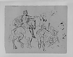 (From Sketchbook), Thomas Sully  American, Ink, wash, on paper, American