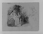 (From Sketchbook), Thomas Sully  American, Ink, wash, on paper, American
