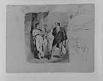 (From Sketchbook), Thomas Sully  American, Ink, wash, on paper, American