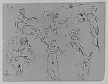 (From Sketchbook), Thomas Sully  American, Ink, wash, on paper, American