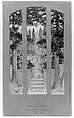 Design for window for Linden Hall, the residence of Sarah Cochran, Dawson, Pennsylvania, Louis C. Tiffany (American, New York 1848–1933 New York), Watercolor, gouache, and graphite on wove paper mounted on original grey matt board, American