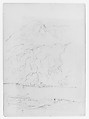 Sketchbook of White Mountains and Hudson River Subjects, David Johnson (American, New York 1827–1908 Walden, New York), Drawings in graphite on off-white wove paper, bound in cloth- and leather-covered boards, American