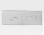 Sketchbook of White Mountains and Hudson River Subjects, David Johnson (American, New York 1827–1908 Walden, New York), Drawings in graphite on off-white wove paper, bound in cloth- and leather-covered boards, American