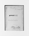 Sketchbook of White Mountains and Hudson River Subjects, David Johnson (American, New York 1827–1908 Walden, New York), Drawings in graphite on off-white wove paper, bound in cloth- and leather-covered boards, American