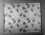 Pinecones-and-needles textile, Associated Artists (1883–1907), Silk, woven, American