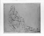 Jim Conner (from McGuire Scrapbook), Attributed to John Mix Stanley (American, Canandaigua, New York 1814–1872 Detroit, Michigan), Graphite on off-white wove paper, American