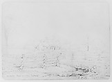 Washington's Headquarters—Tappan (from McGuire Scrapbook), C. V. B., Graphite on off-white wove paper, American