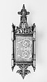 Hanging Key Cabinet, Kimbel and Cabus (American, New York, 1863–1882), Oak, American