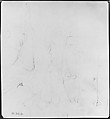 Landscape (from McGuire Scrapbook), John McLenan (American, Pennsylvania 1827–1865 New York), Graphite on off-white wove paper, American