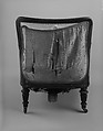 Armchair, Herter Brothers (German, active New York, 1864–1906), Rosewood and silk, American