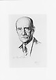 William Church Osborne, Samuel Johnson Woolf (American, New York 1880–1948 New York), Charcoal and white chalk on paper, American