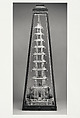 Pagoda and Case, Ivory, wood, Chinese, for American market