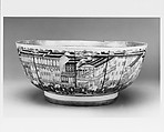 Punch Bowl, Porcelain, Chinese, for American market