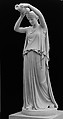 Antigone Pouring a Libation over the Corpse of Her Brother Polynices, William Henry Rinehart American, Marble, American