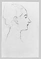 Virginie Amélie Avegno Gautreau, Study for "Madame X", John Singer Sargent (American, Florence 1856–1925 London), Graphite on off-white wove paper, American