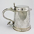 Tankard, Probably John Le Roux (baptized 1695), Silver, American