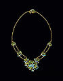 Necklace, Louis C. Tiffany (American, New York 1848–1933 New York), Opals, gold, enamel, American