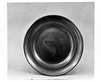 Plate, Joseph Danforth American, Pewter, American