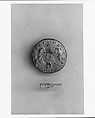 Button from a Uniform, Pewter
