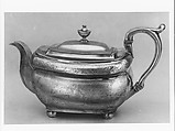 Teapot, Hugh Wishart  American, Silver, American