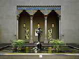 Architectural Elements from Laurelton Hall, Oyster Bay, New York, Designed by Louis C. Tiffany (American, New York 1848–1933 New York), Limestone, ceramic, and Fravrile glass, American