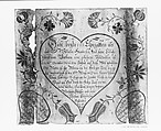 Baptismal Certificate, Paper, American