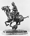 Trooper of the Plains, Frederic Remington  American, Bronze, American