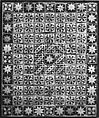 Panel of tiles (99), Tin-enameled earthenware, Mexican