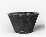 Cup, Mottled brown earthenware, American