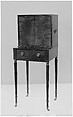 Portable Desk-on-frame Table, Maple veneer, mahogany, rosewood, tulip poplar, pine, American