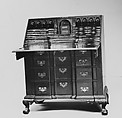 Desk, Benjamin Burnham (ca. 1729–1773), Cherry, white pine, yellow poplar, American