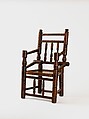 Turned armchair, Ash, American